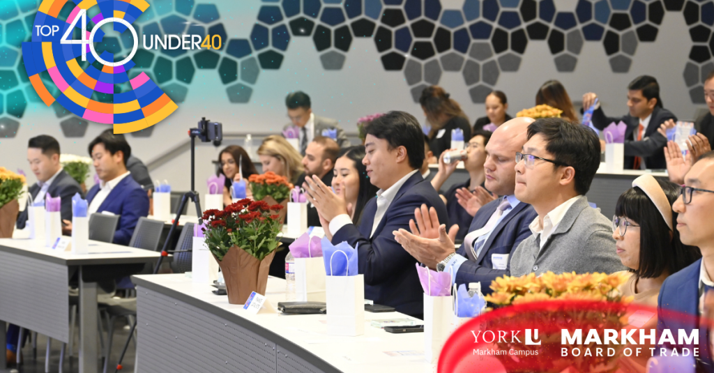 We are incredibly proud to celebrate and showcase the exceptional talent of Markham's young leaders through our inaugural Top 40 Under 40 Awards